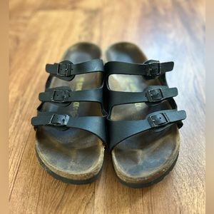 Birkenstock sandals. Florida style. Size 40. Black